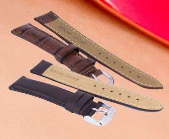 Dark Brown Ratio Brand Leather Straps