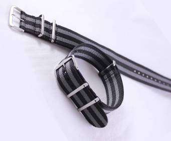 Grey And Black Nato Straps