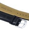 Black Ratio Brand Leather Strap 22mm