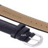 Black Ratio Brand Leather Strap 20mm