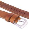 Brown Ratio Brand Leather Strap 20mm
