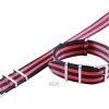Red And Black Nato Strap 22mm