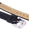 Dark Brown Ratio Brand Leather Strap 18mm