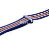 Ratio NATO35 Blue And Orange Polyester 22mm Watch Strap