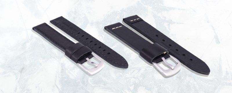 Black Ratio Brand Leather Straps